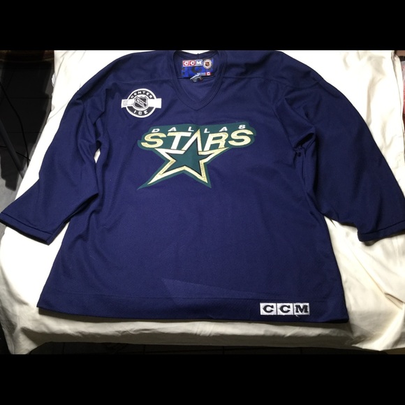 Vintage CCM Dallas Stars NHL Jersey XL - Picture 1 of 7